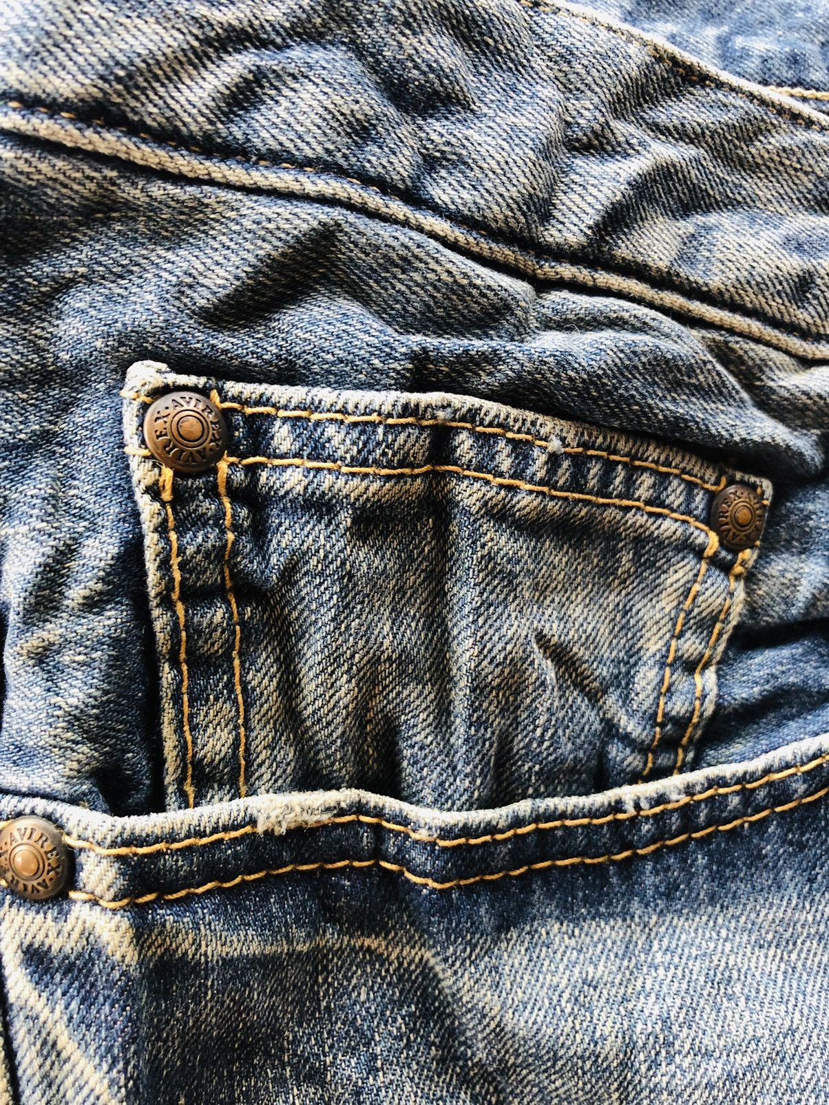 Avirex Avirex distressed patchwork short denim Size US 34 / EU 50 - 5 Thumbnail