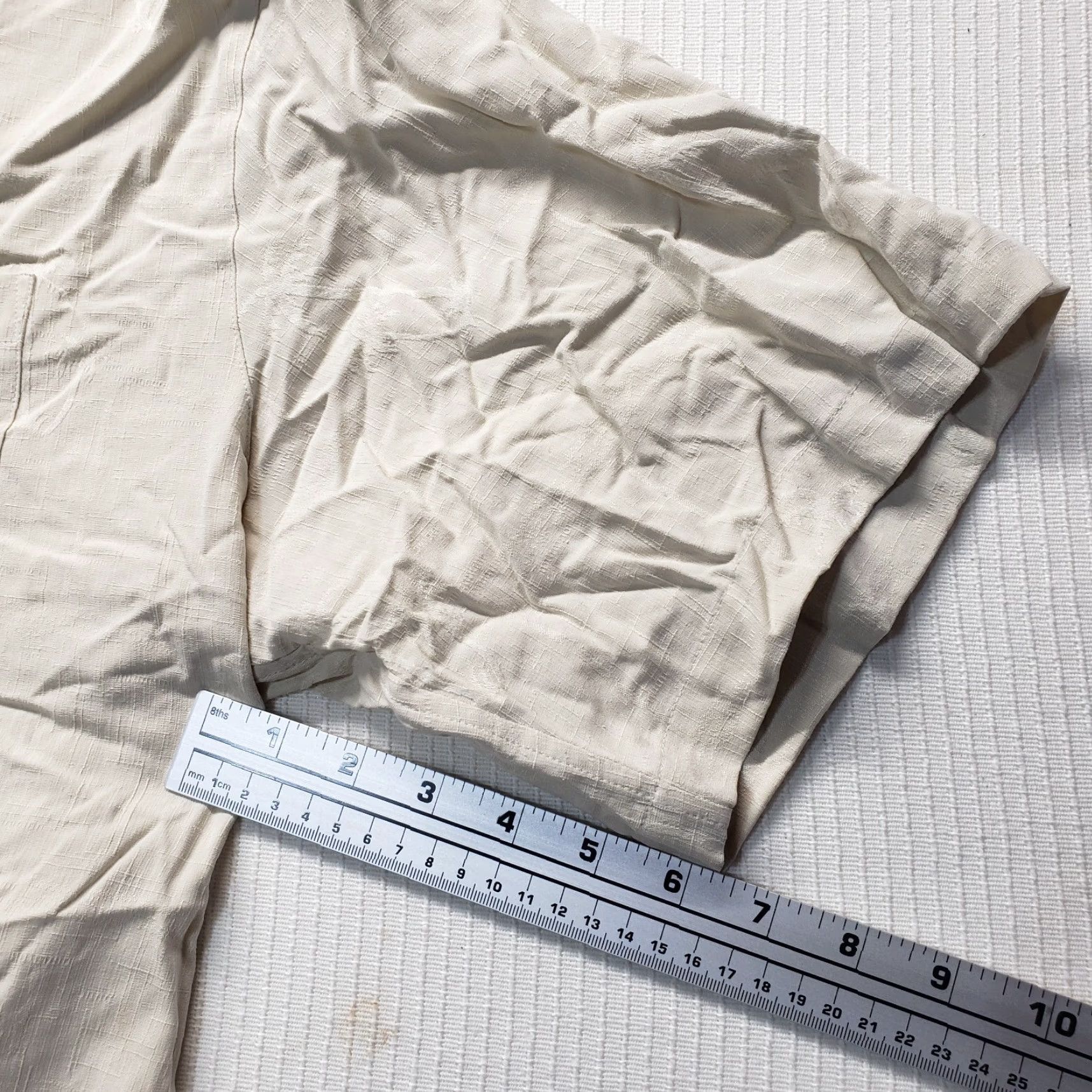 Vintage Banana Cabana Button Up Shirt Short Sleeve Adult Mens 2XL XXL Tan Brown Silk Geometric Pattern Casual Vintage: No - (no extra info) Size US XXL / EU 58 / 5 - 7 Thumbnail