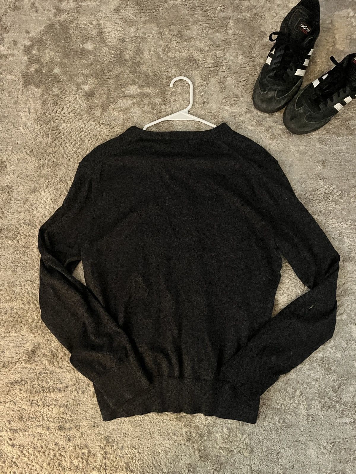 Other Dark Grey V-Neck Sweater Size US L / EU 52-54 / 3 - 2 Thumbnail