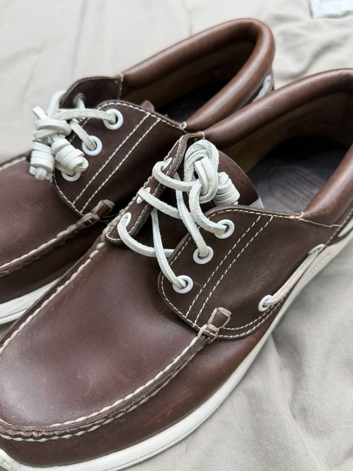 Visvim VISVIM Americana Deck Folk Leather Shoes size 9.5 Size US 9.5 / EU 42-43 - 1 Thumbnail