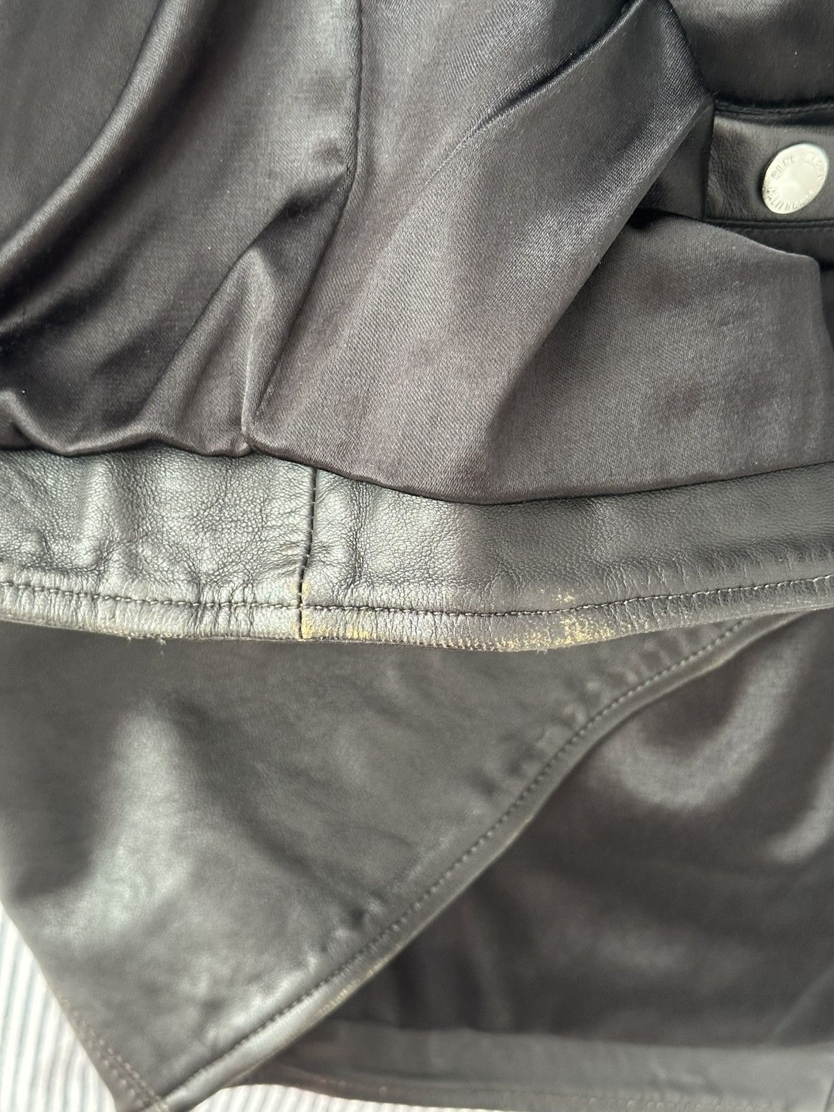 Buck Mason Buck Mason Black Leather Moto Jacket Size US XS / EU 42 / 0 - 9 Thumbnail