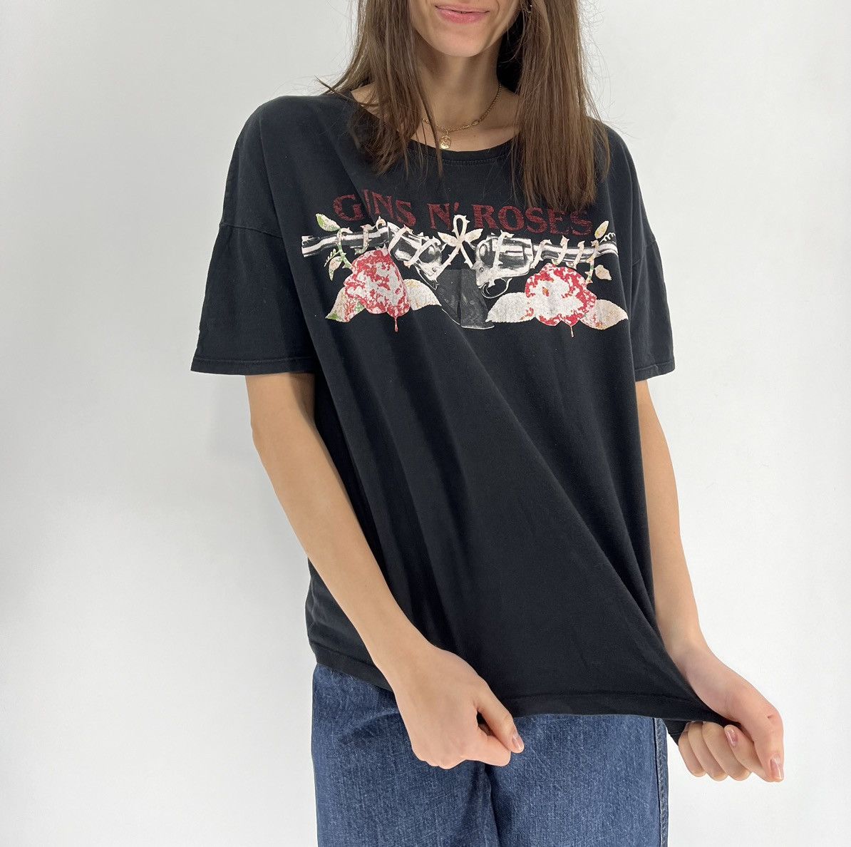 Guns N' Roses Vintage Guns N Roses Skulls Dead Face Band Rock Streetwear Size L / US 10 / IT 46 - 4 Thumbnail