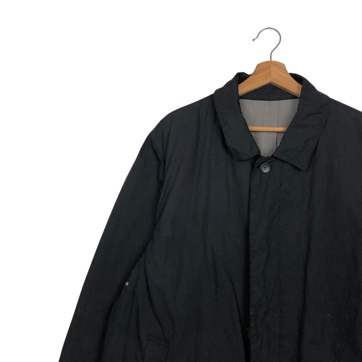 Japanese Brand 📌Iconic Black Junmen Long Jacket Duck Canvas Chore Worker Size US L / EU 52-54 / 3 - 9 Thumbnail