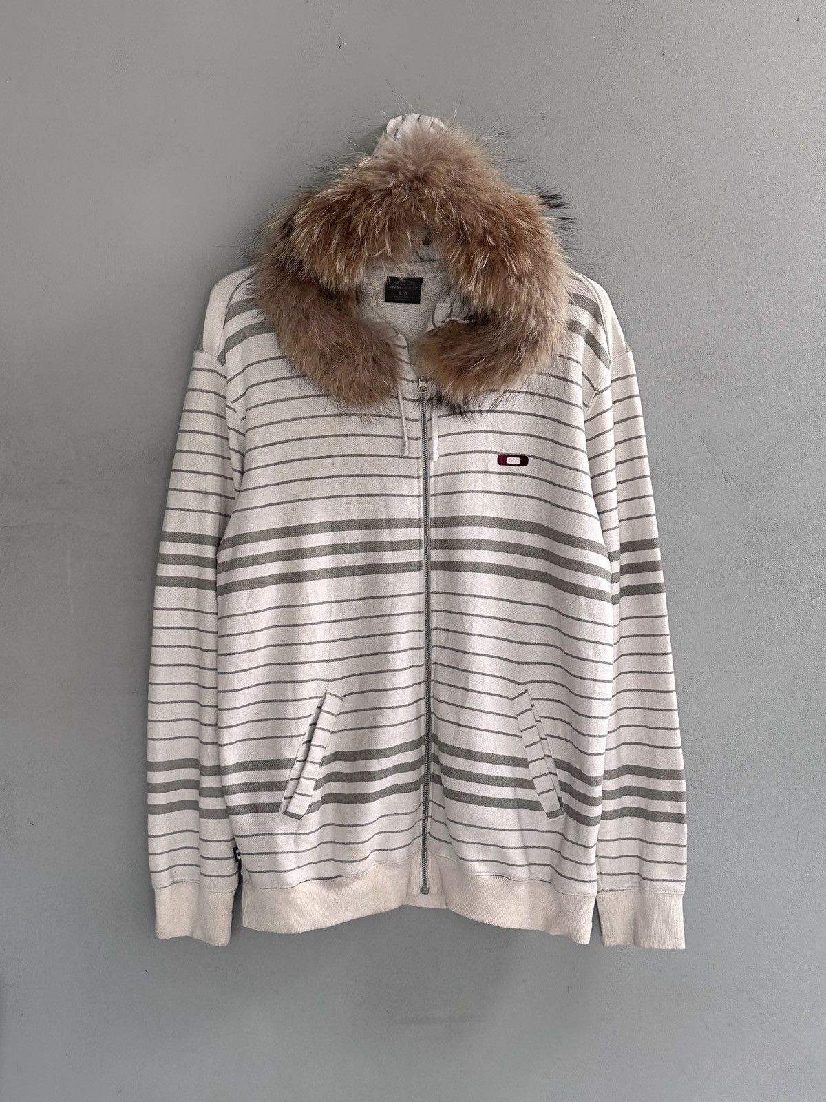 Beauty Beast Oakley Fur ZipHoodie Stripe ifsixwasnine lgb style japanese Size US L / EU 52-54 / 3 - 1 Thumbnail