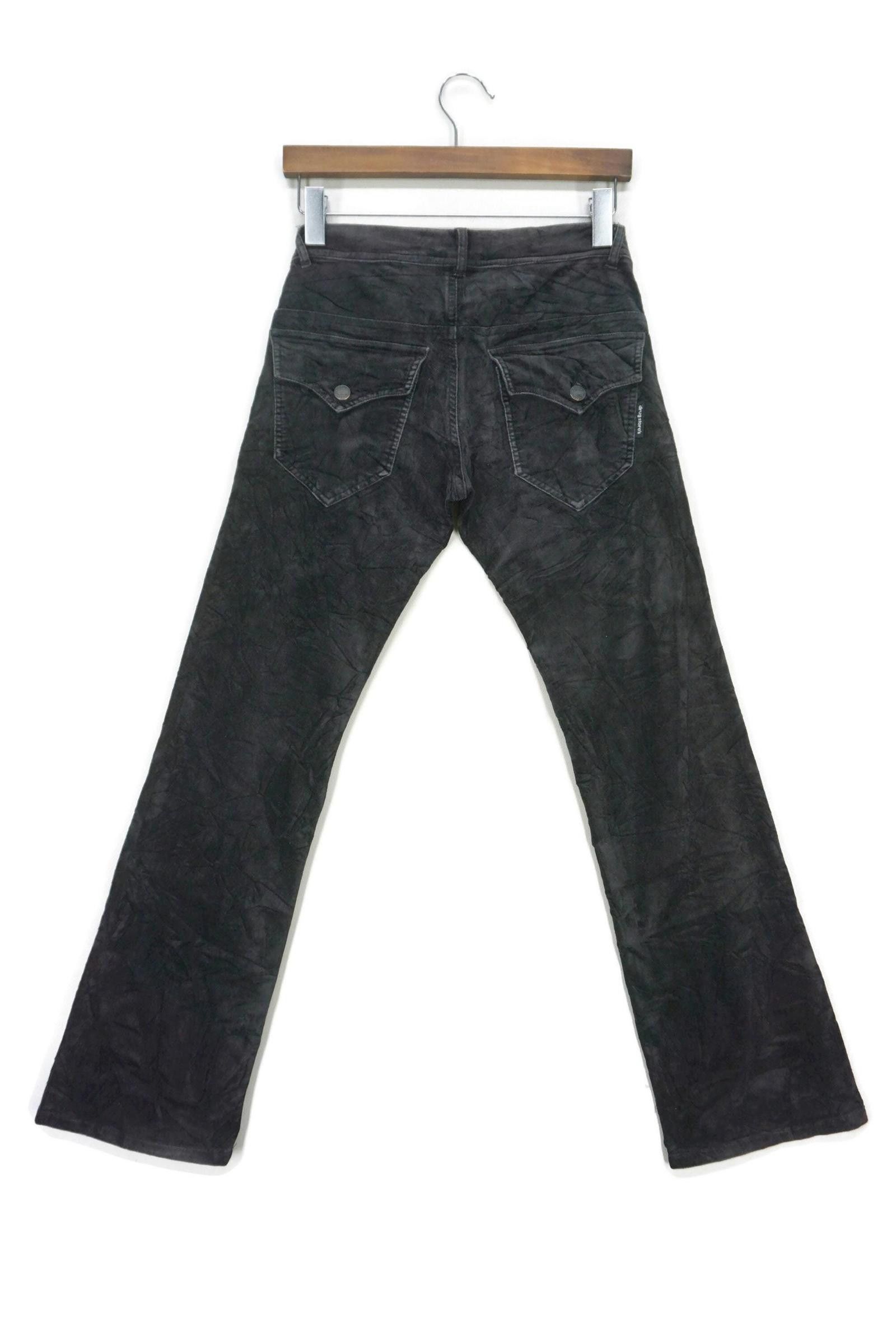 Japanese Brand Drug Store's Pants Bootcut Velour Trousers fits W28xL30.5 Size 25" / US 0 / IT 36 - 1 Thumbnail