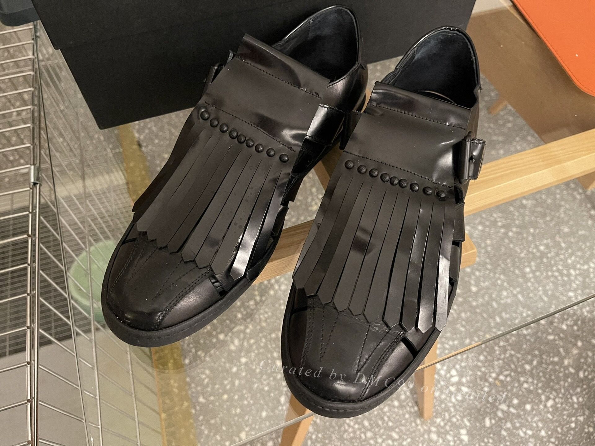 Bruno Bordese Bruno Bordese Leather Shiny Tassel Sandals Size US 9 / EU 42 - 1 Thumbnail