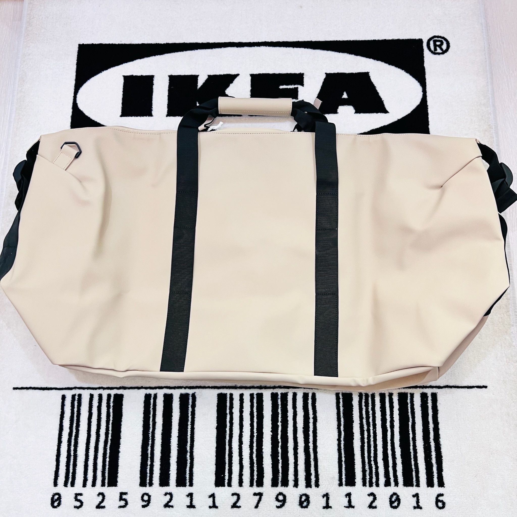 Rains Rains Hilo Weekend Bag Large W3 Waterproof Travel Bag - Sand Size ONE SIZE - 3 Thumbnail