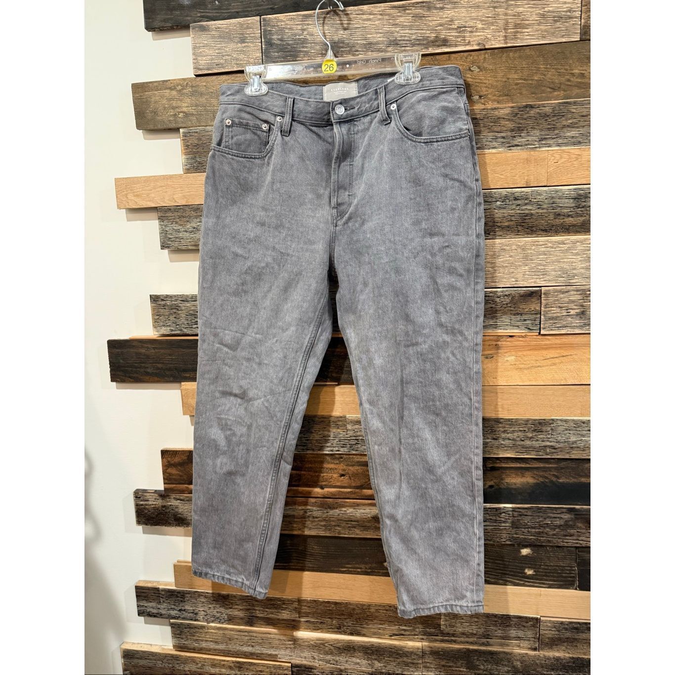Everlane Everlane cropped grey the 90’s cheeky jeans size 31 Size 31" - 1 Thumbnail