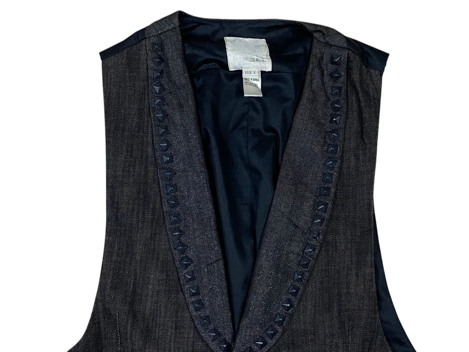 Diesel Vtg Diesel Vest Punk Style Size US S / EU 44-46 / 1 - 4 Thumbnail
