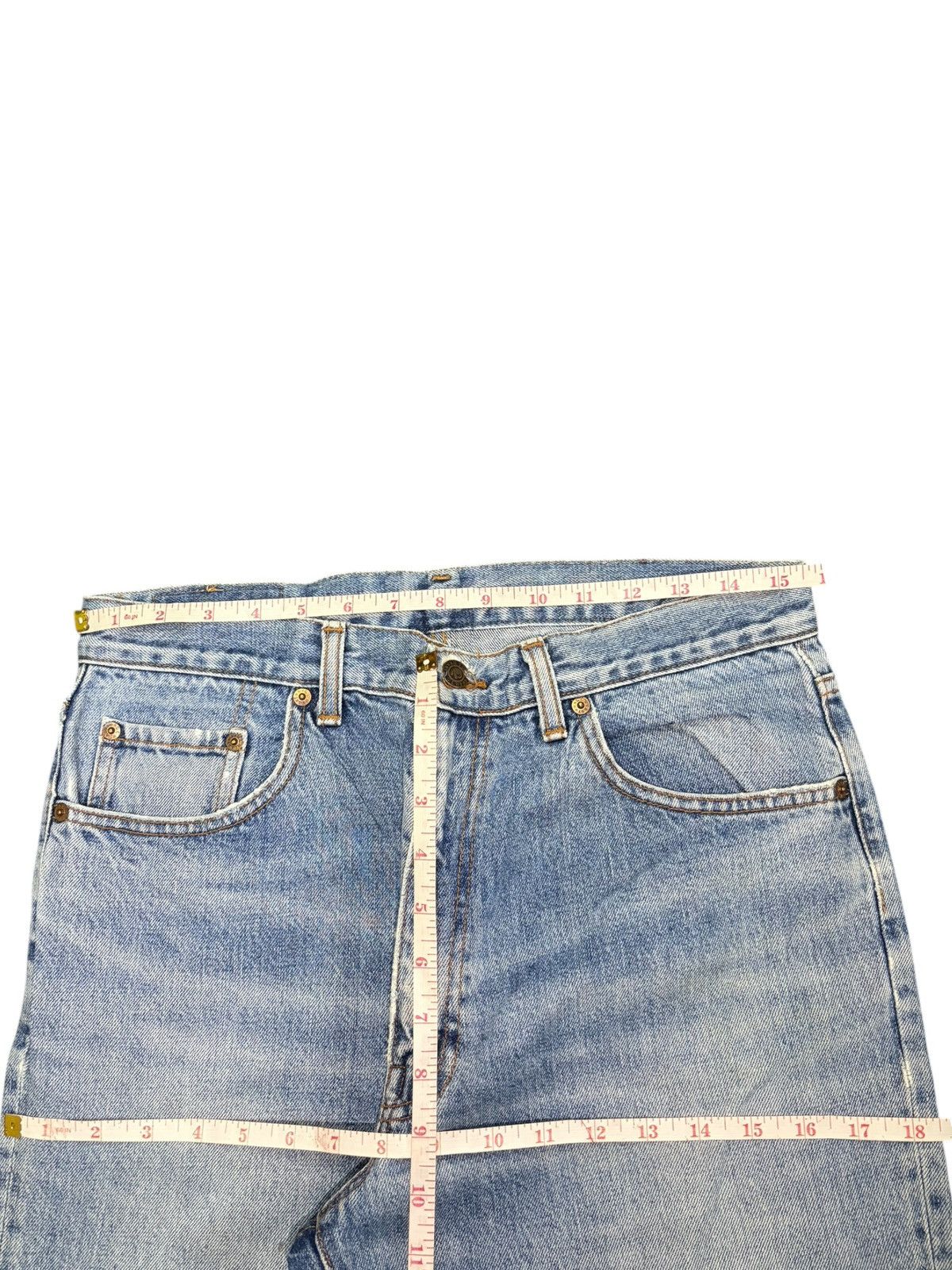 Edwin Vintage Japanese Brand Faded Wash Distress Loose Jeans Size US 31 - 6 Thumbnail