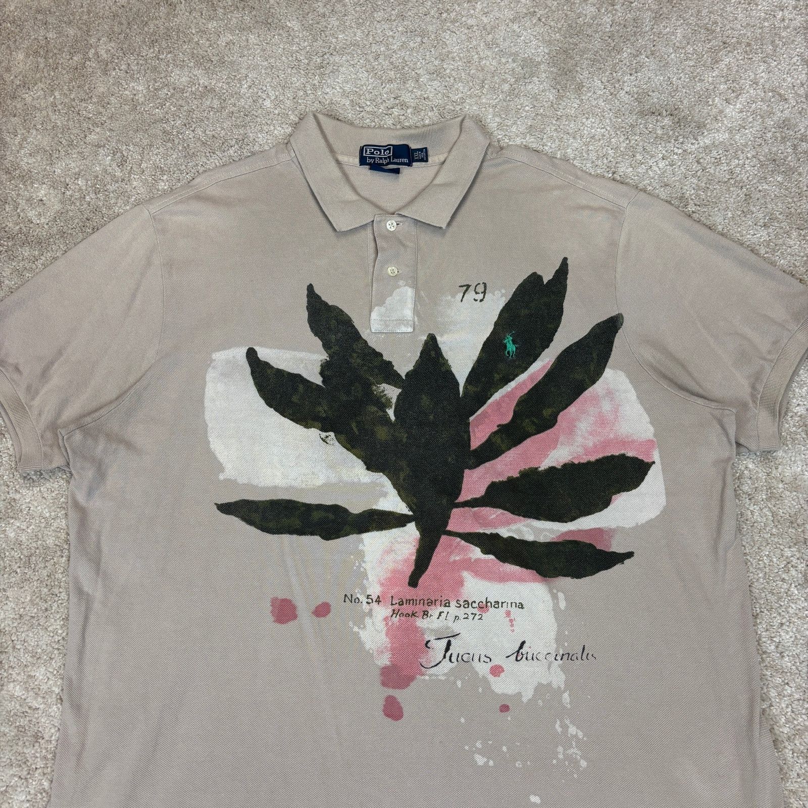 Polo Ralph Lauren × Vintage Rare Vintage Polo Ralph Lauren Artisan Print Polo Shirt 2XL Size US XXL / EU 58 / 5 - 2 Thumbnail