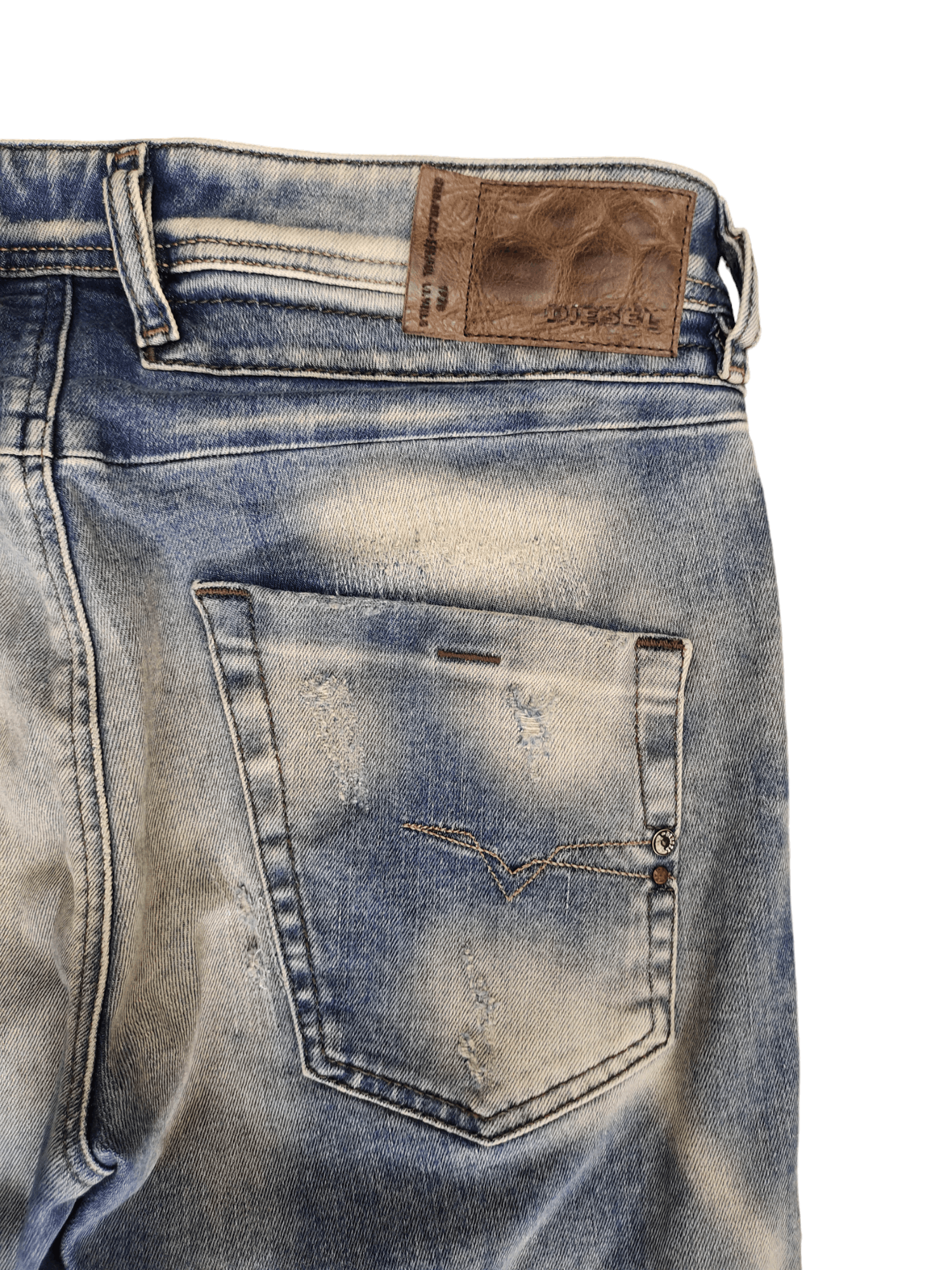 Diesel Vintage Diesel Belther Regular Slim Tapered Denim Jeans Size US 30 / EU 46 - 16 Thumbnail