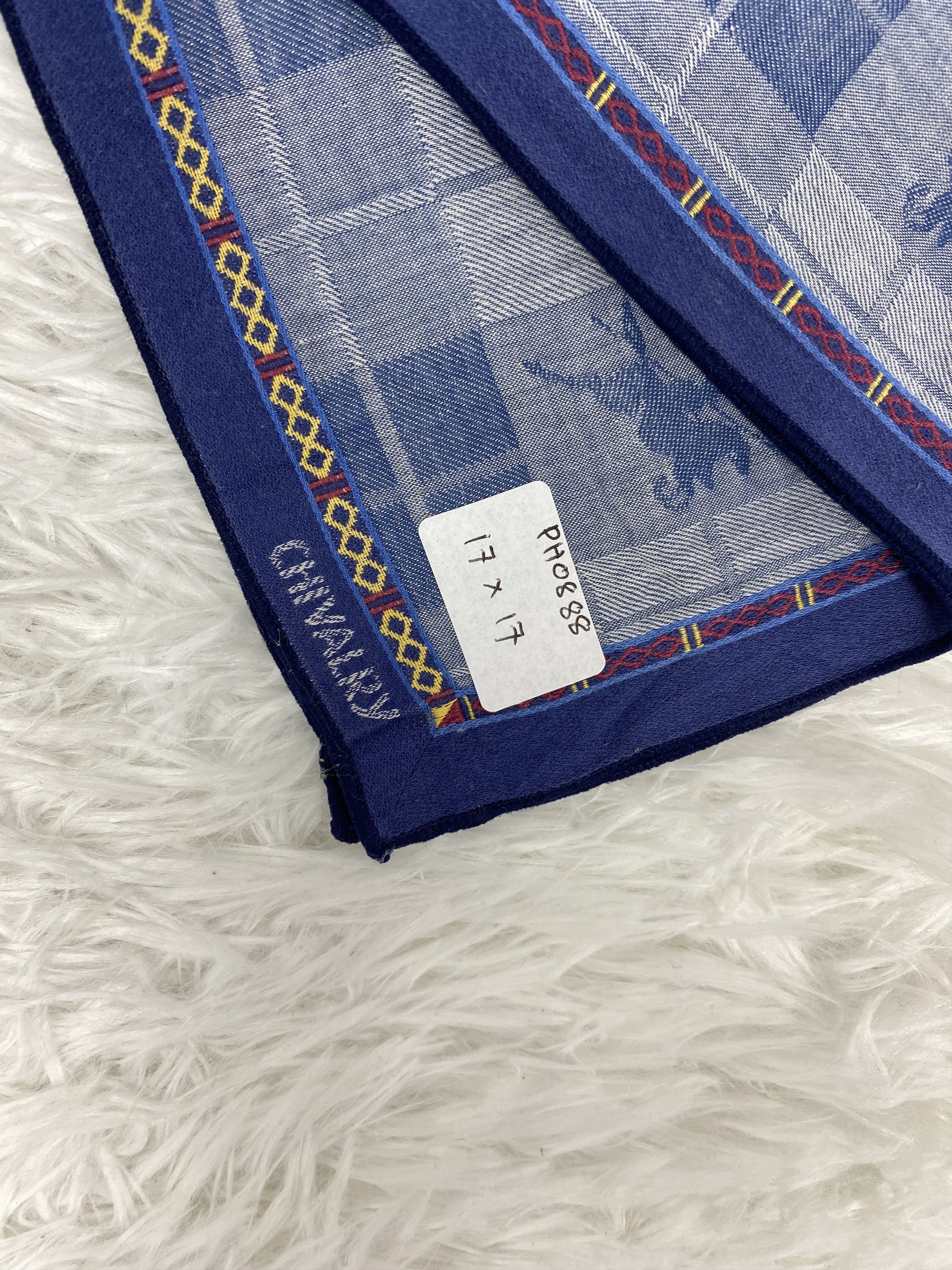 Vintage Vintage Chivalry Handkerchief Neckerchief PH0888 Size ONE SIZE - 2 Thumbnail