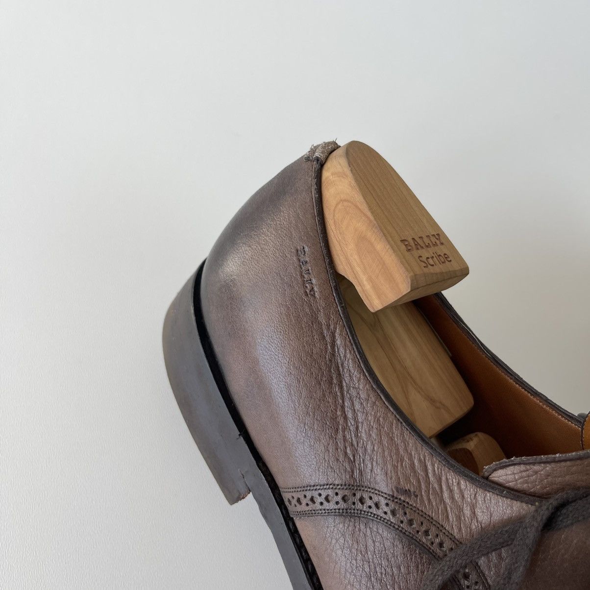 Bally Bally Derby Scribe Collection Scrivani-01 Leather Shoes Rare Size US 9.5 / EU 42-43 - 7 Thumbnail