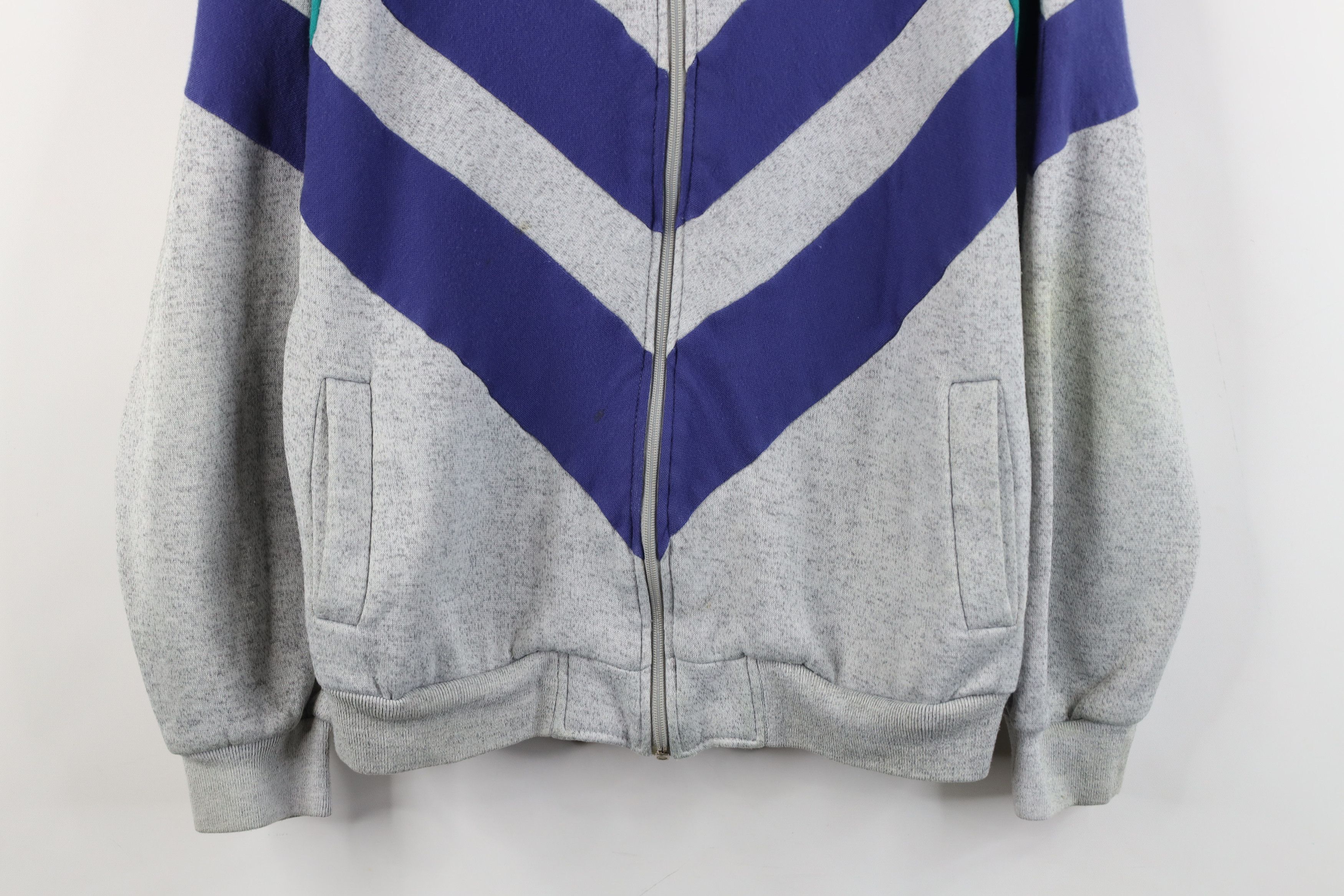 Vintage Vintage 80s 90s Streetwear Triblend Tennis Track Jacket Size US M / EU 48-50 / 2 - 3 Thumbnail