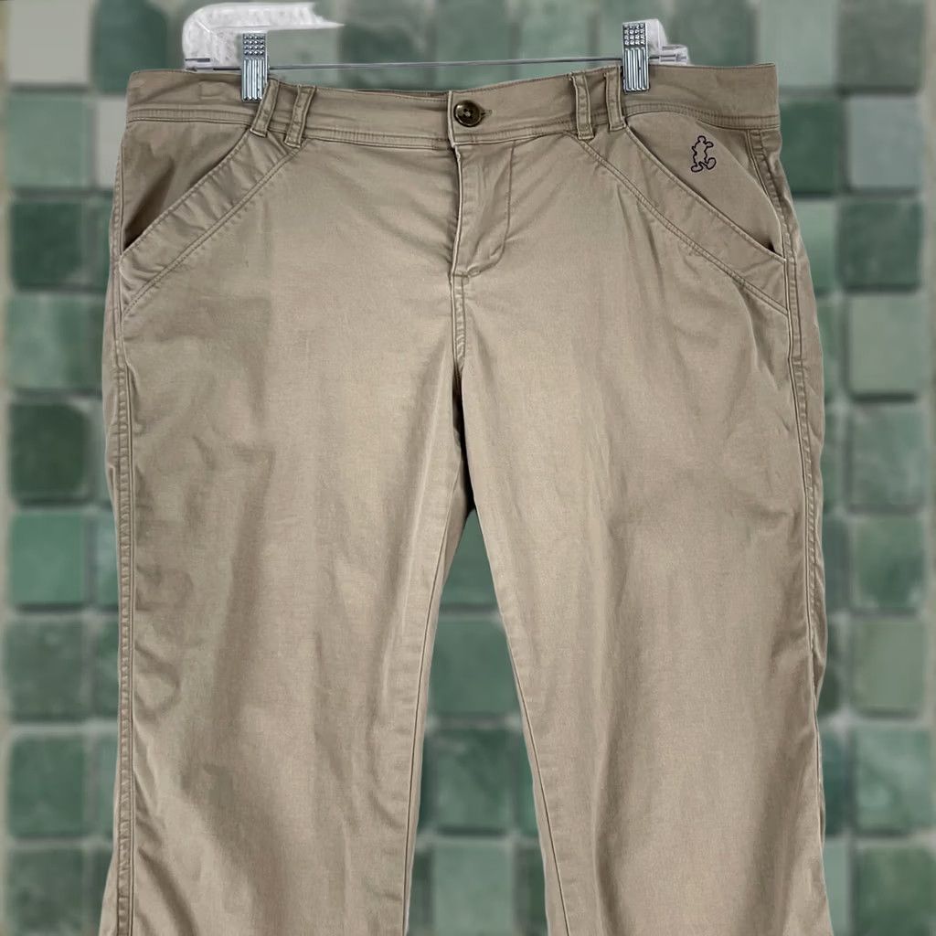 Disney Disney Chino Pants Womens Size 8 Brown Khaki Cropped Mid-Rise Straight Pants Size 30" / US 8 / IT 44 - 1 Thumbnail