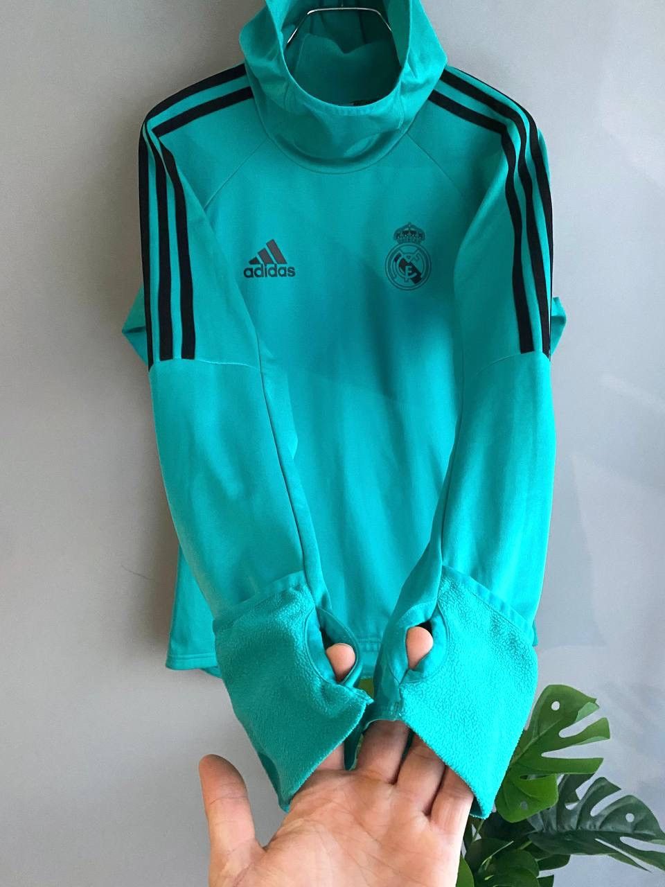 Adidas FC Real Madrid 2017/18 Warm Top Training Long Sleeve Size S Size US S / EU 44-46 / 1 - 8 Thumbnail