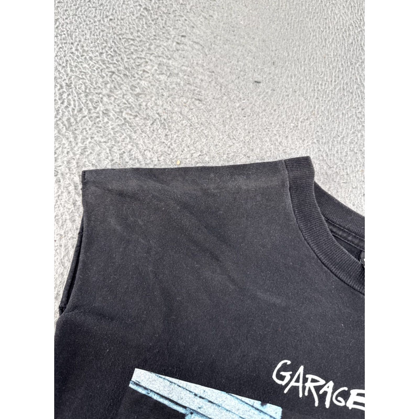 Garage VINTAGE Metallica Shirt Mens L Black Cotton Logo Double-Sided Crew Neck Band T-Shirt 1998 Size US L / EU 52-54 / 3 - 5 Thumbnail