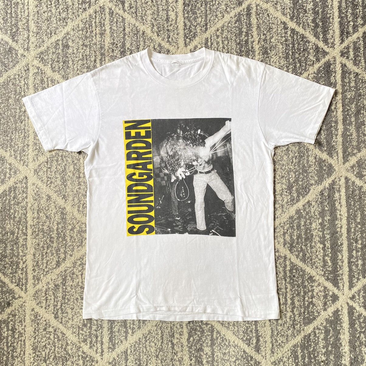 image of Band Tees x Vintage Soundgarden Louder Than Love Shirt in White, Men's (Size Large)