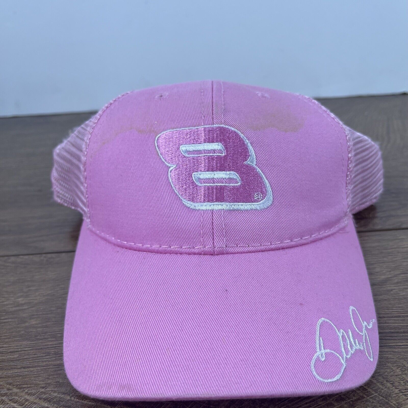 Other Dale Earnhardt Jr 8 Hat Snapback Hat Pink Hat Adjustable Pin Size ONE SIZE - 3 Thumbnail