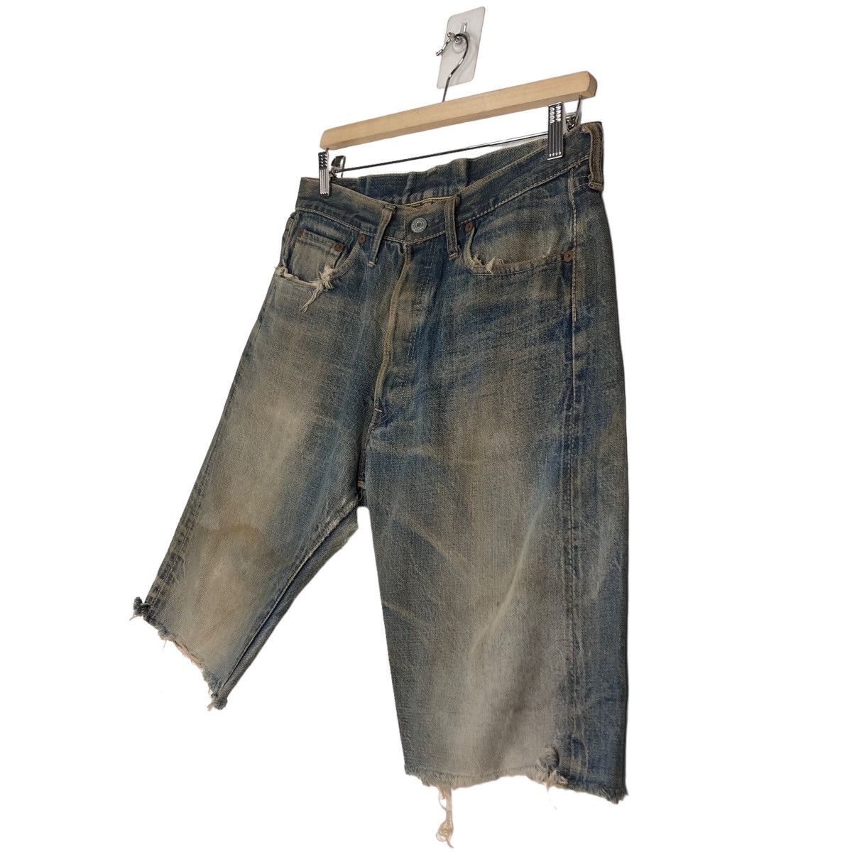 Japanese Brand 🔥Rare Palo Kain Short Denim Jeans Denime Lot 652 Size US 30 / EU 46 - 2 Thumbnail