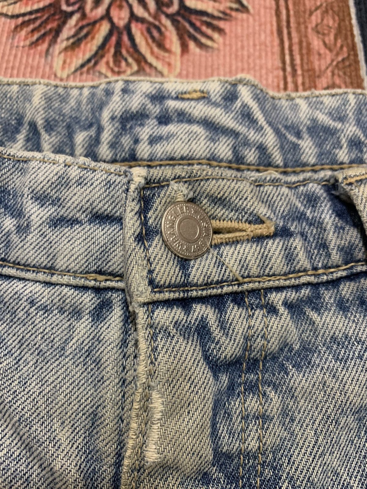 Wrangler Vintage Wrangler Distressed Denim Size US 33 - 4 Thumbnail
