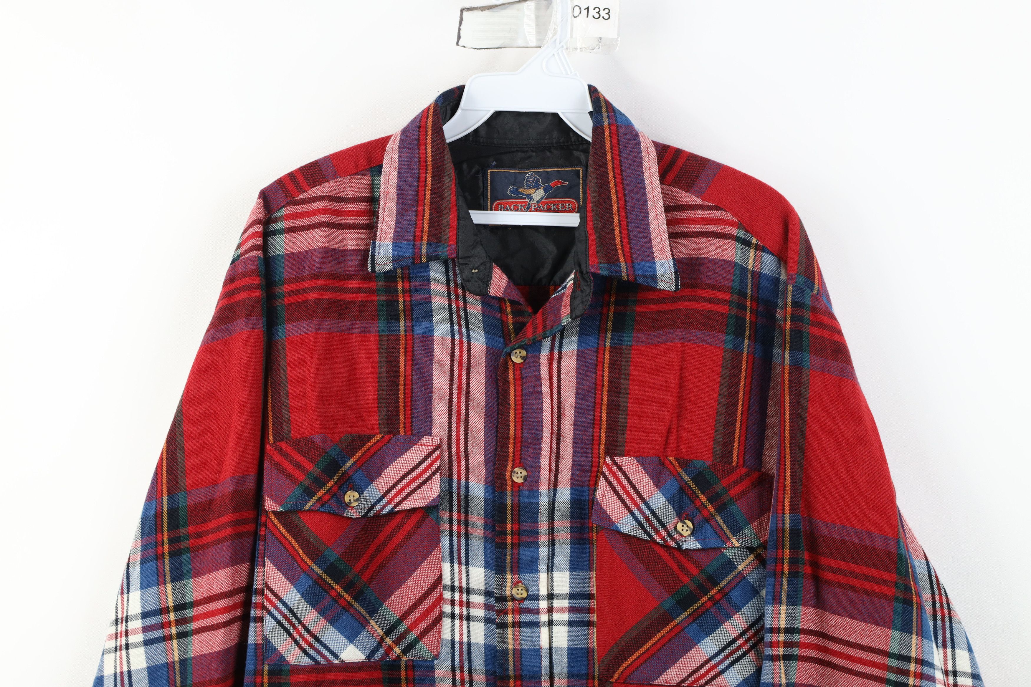 Vintage Vintage 70s 80s Streetwear Pocket Knit Collared Button Shirt Size US L / EU 52-54 / 3 - 2 Thumbnail
