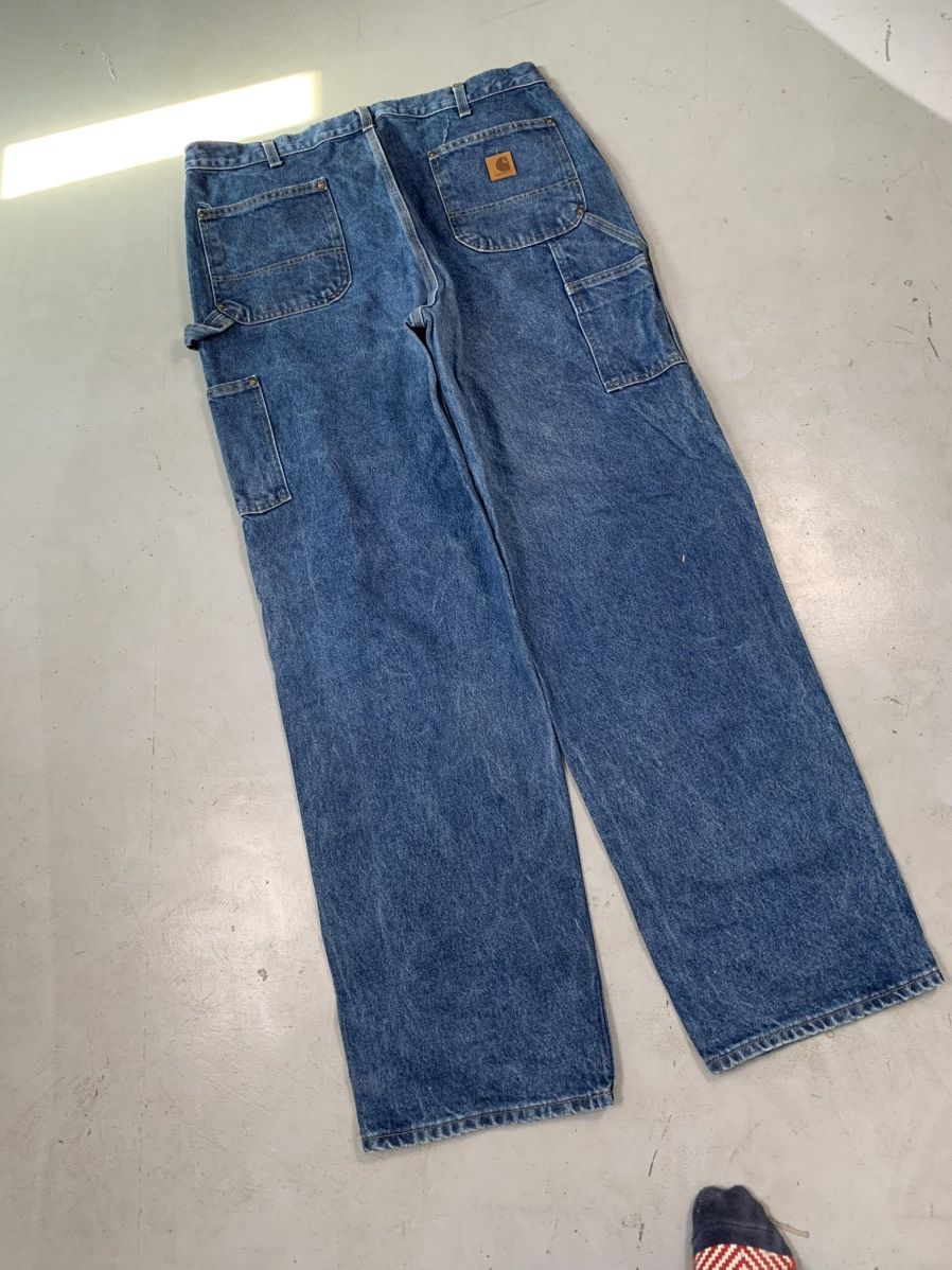 Carhartt Rare sunfade vintage carhartt double knee Size US 38 / EU 54 - 2 Thumbnail