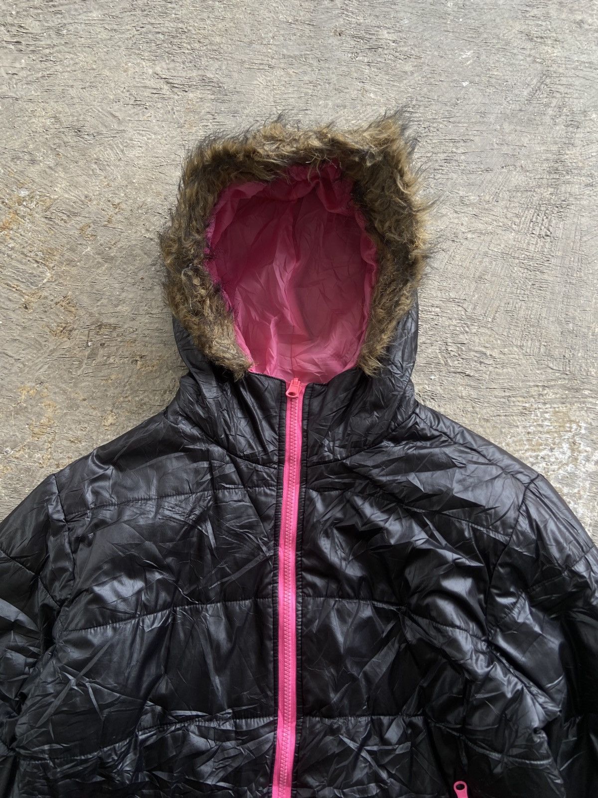 If Six Was Nine 2000s Breath Mint - Vkei If Six Was Nine Style Fur Jacket Size US L / EU 52-54 / 3 - 3 Thumbnail
