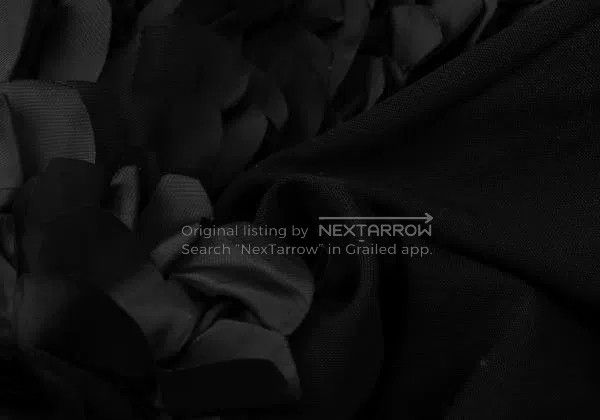 Comme des Garcons Comme Des Garcons size S Black Vintage Floral Short Skirt Size 23" - 8 Thumbnail