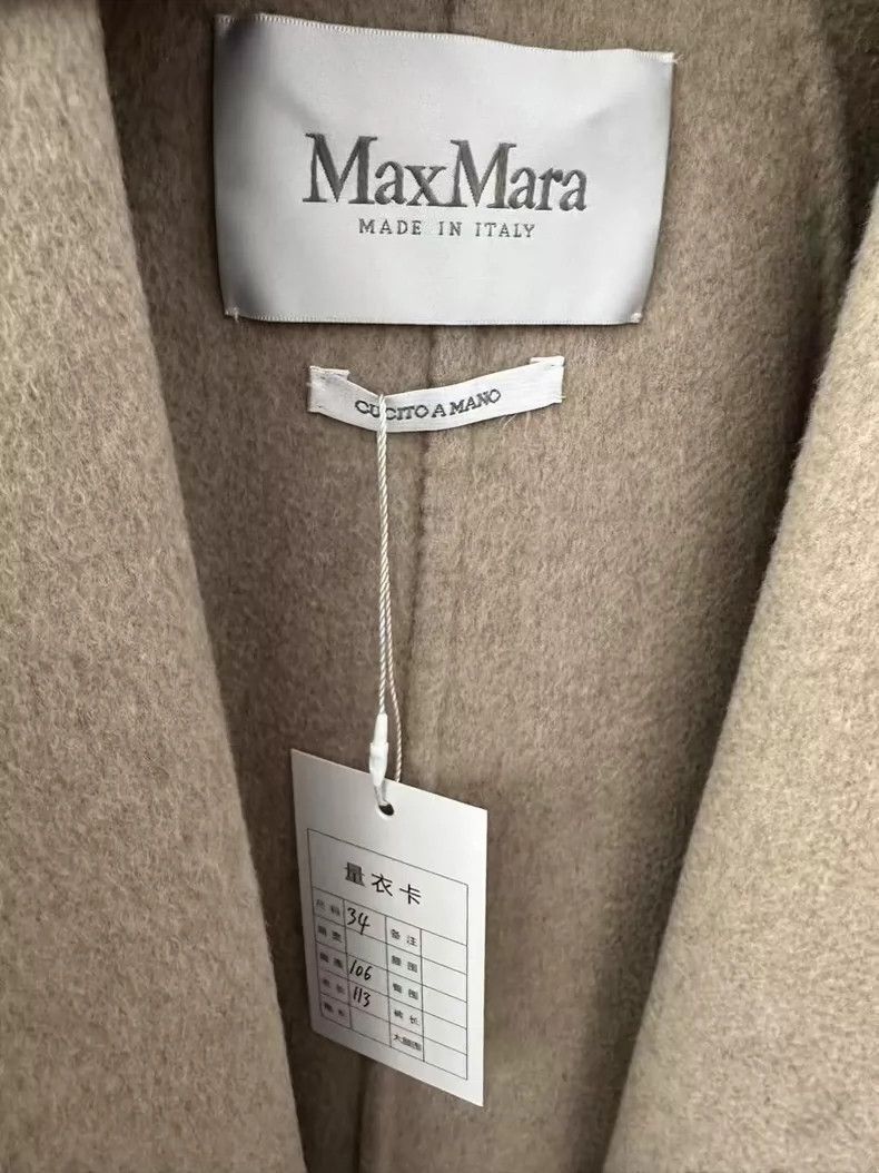 Max Mara Max Mara Labbro oatmeal cashmere coat Size S / US 4 / IT 40 - 3 Thumbnail