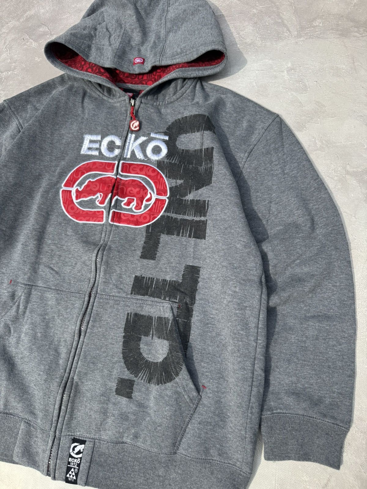 Ecko Unltd. Vintage Ecko Untdl Unisex Graffiti Zip Hoodie Size US M / EU 48-50 / 2 - 5 Thumbnail