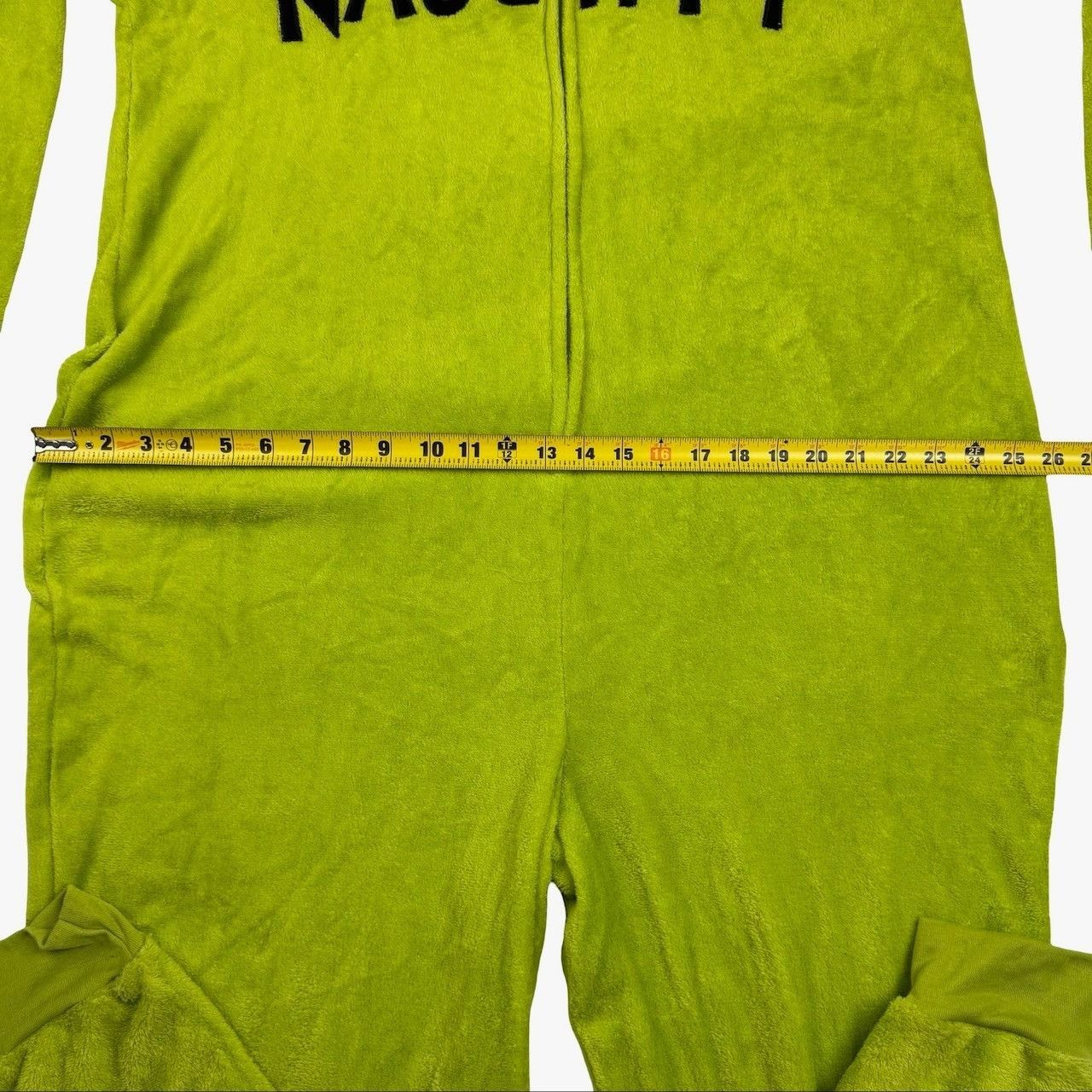 Other Grinch "Always Naughty" Fleece Hooded Union Suit Zip Green • Size US L / EU 52-54 / 3 - 7 Thumbnail