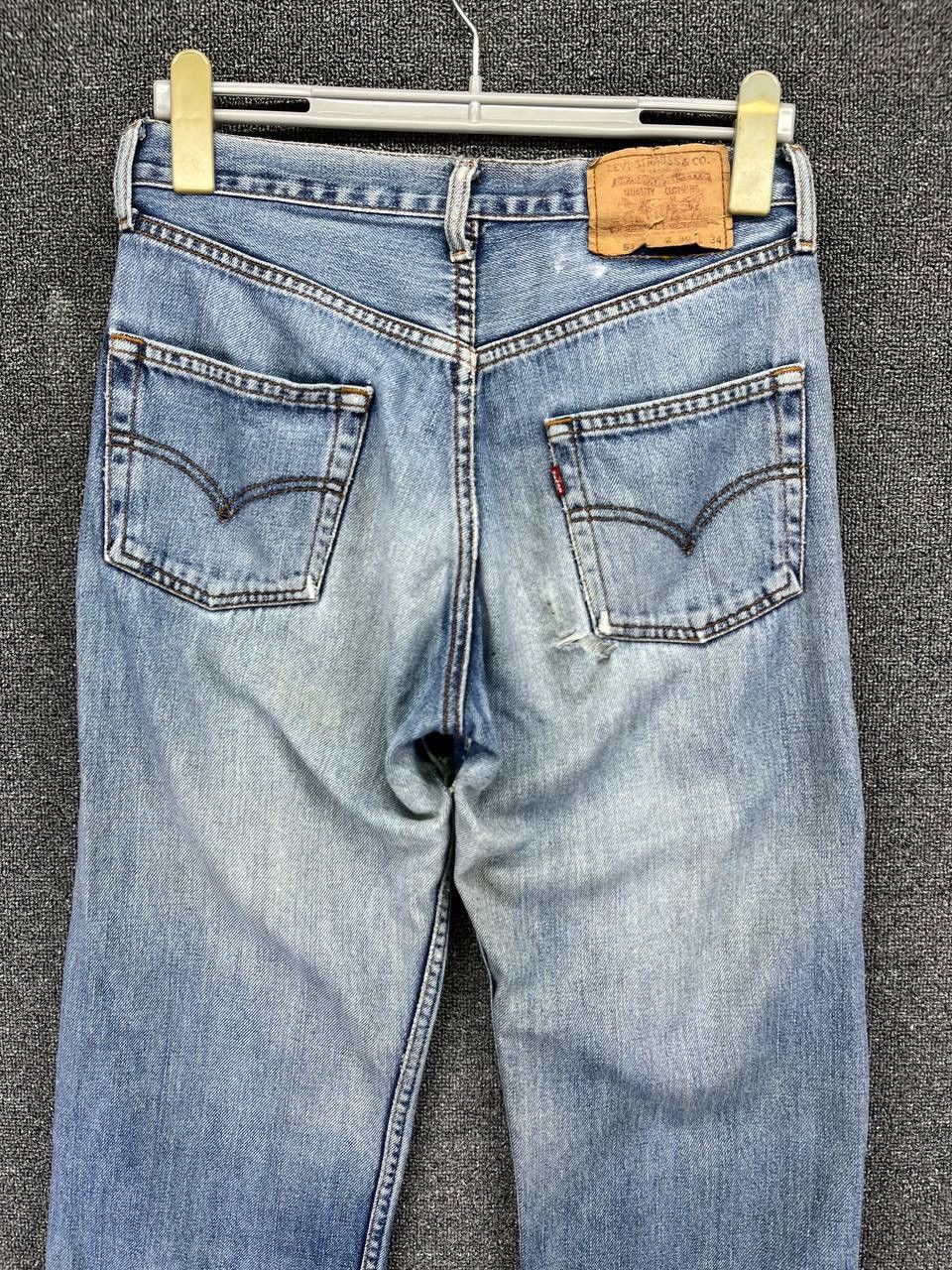 Levi's Vintage 90s Levi's Rare Trashed Punk Jeans Denim Pants Size US 30 / EU 46 - 11 Thumbnail