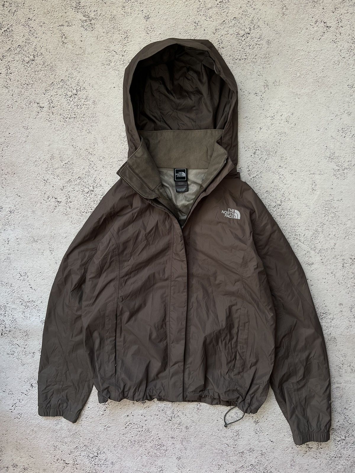 The North Face × Vintage The North Face HyVent Brown Jacket Size L / US 10 / IT 46 - 3 Thumbnail