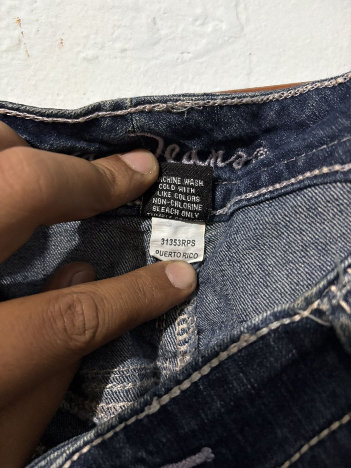 Japanese Brand Atiya Jeans Streetwear Low Flared Denim Jeans Size US 37 - 15 Thumbnail