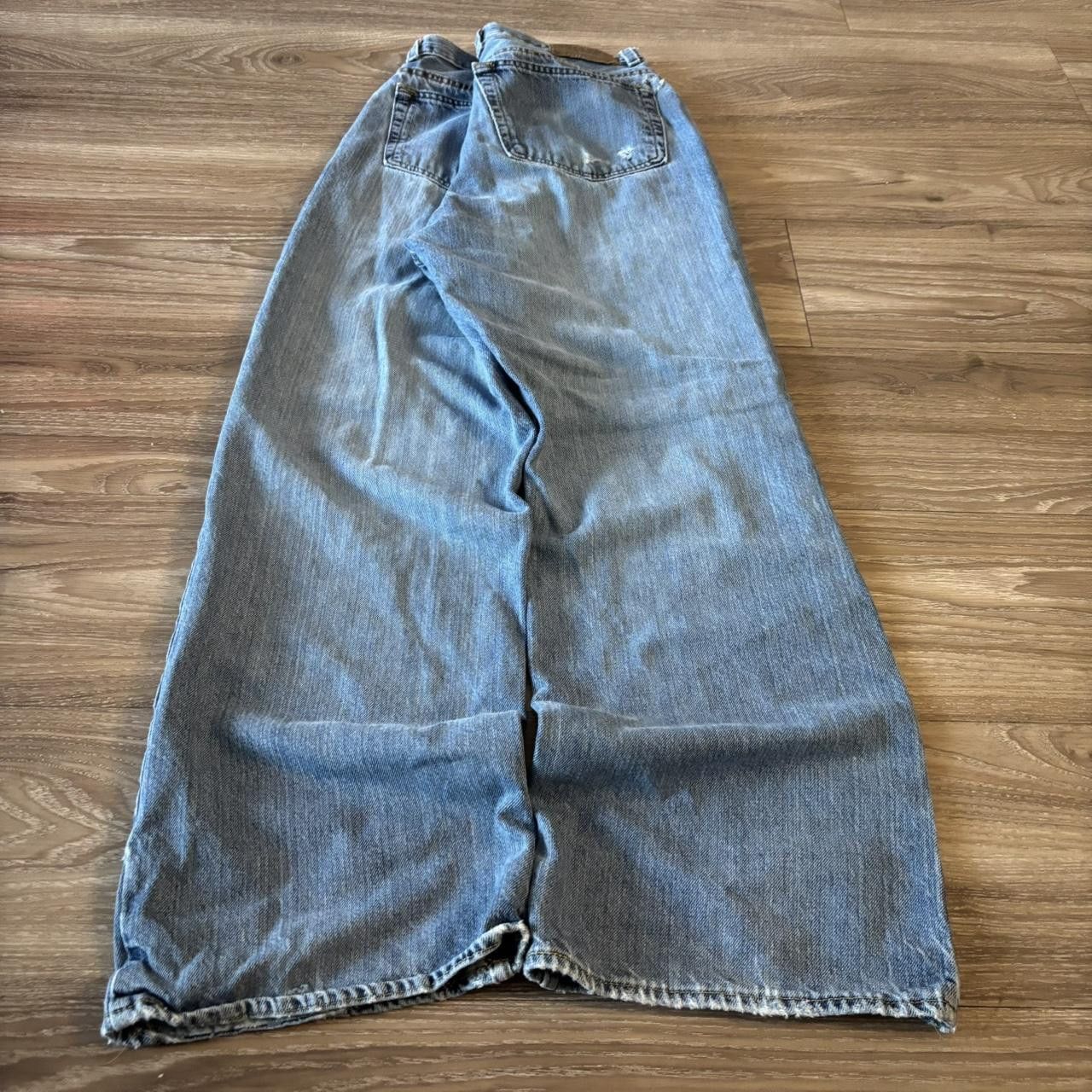 Vintage Crazy Vintage Y2K/2000s Medium Wash Bootcut Streetwear Denim Jeans! 32x30 Size US 32 / EU 48 - 4 Thumbnail