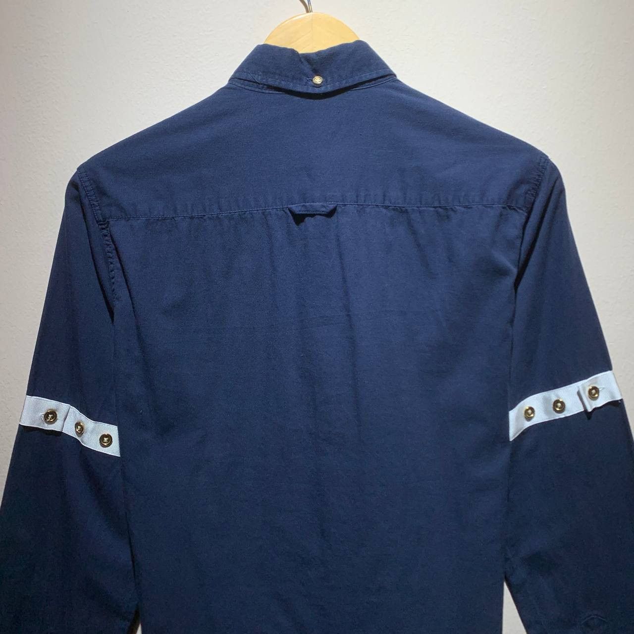 Thom Browne Thom Browne New York Dark Blue Button Up Shirts Size US S / EU 44-46 / 1 - 4 Thumbnail