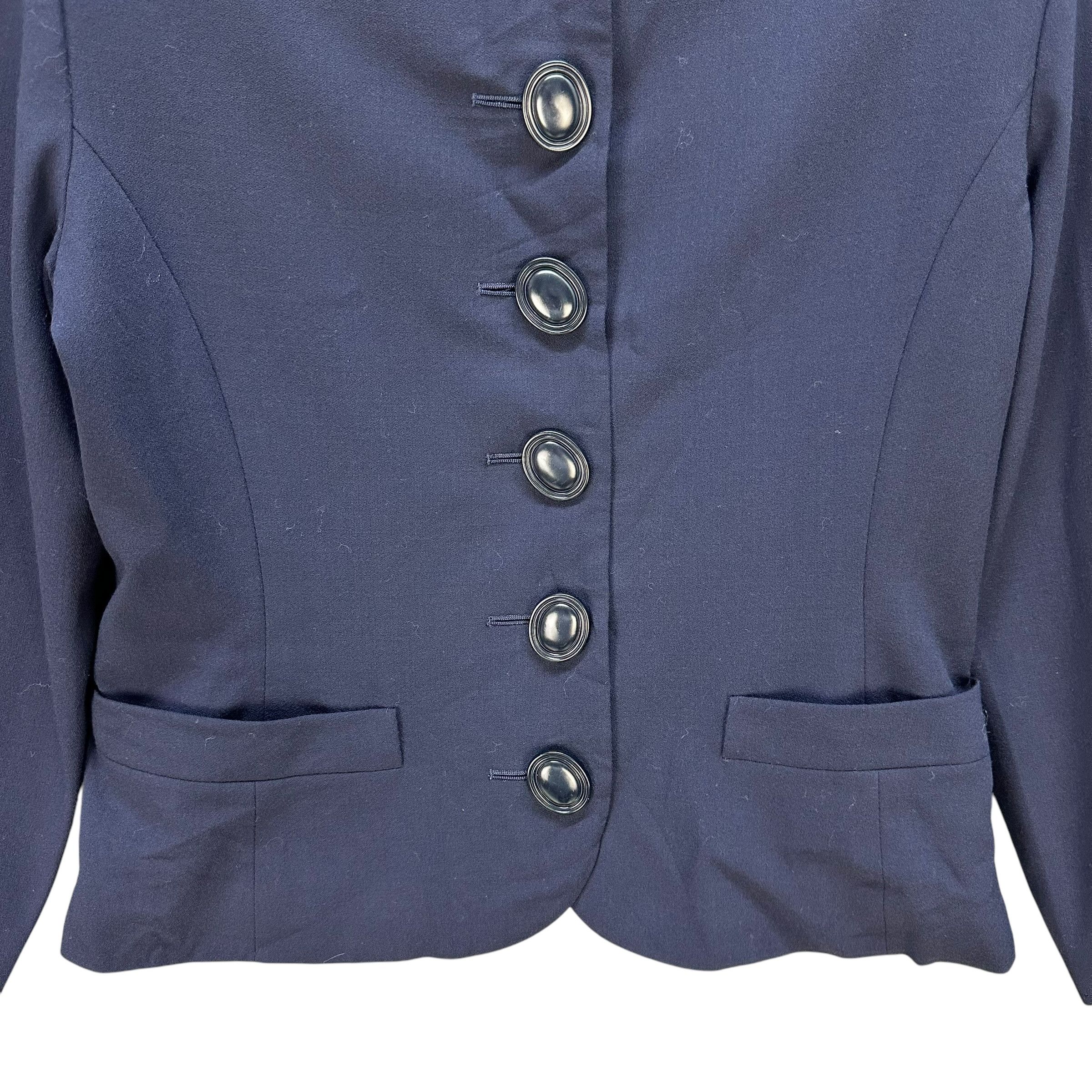 Christian Dior Monsieur CHRISTIAN DIOR Formal Jacket Wool Crop Jacket #A79-1908 Size S / US 4 / IT 40 - 3 Thumbnail