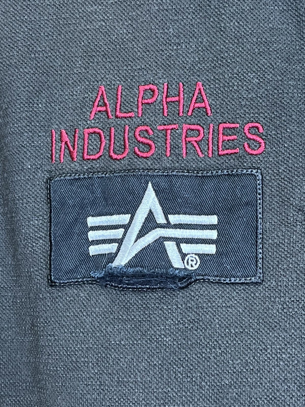 Alpha Industries Army🔥Vintage ALPHA INDUSTRIES u.s air force polo shirts Size US M / EU 48-50 / 2 - 5 Thumbnail