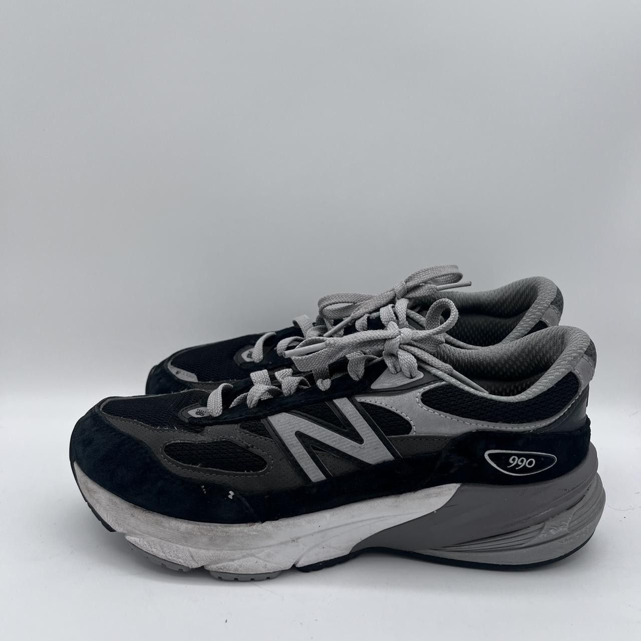 New Balance Men’s New Balance 990v6 M990BK6Black Gray Size 6.5 Size US 6.5 / EU 39-40 - 2 Thumbnail