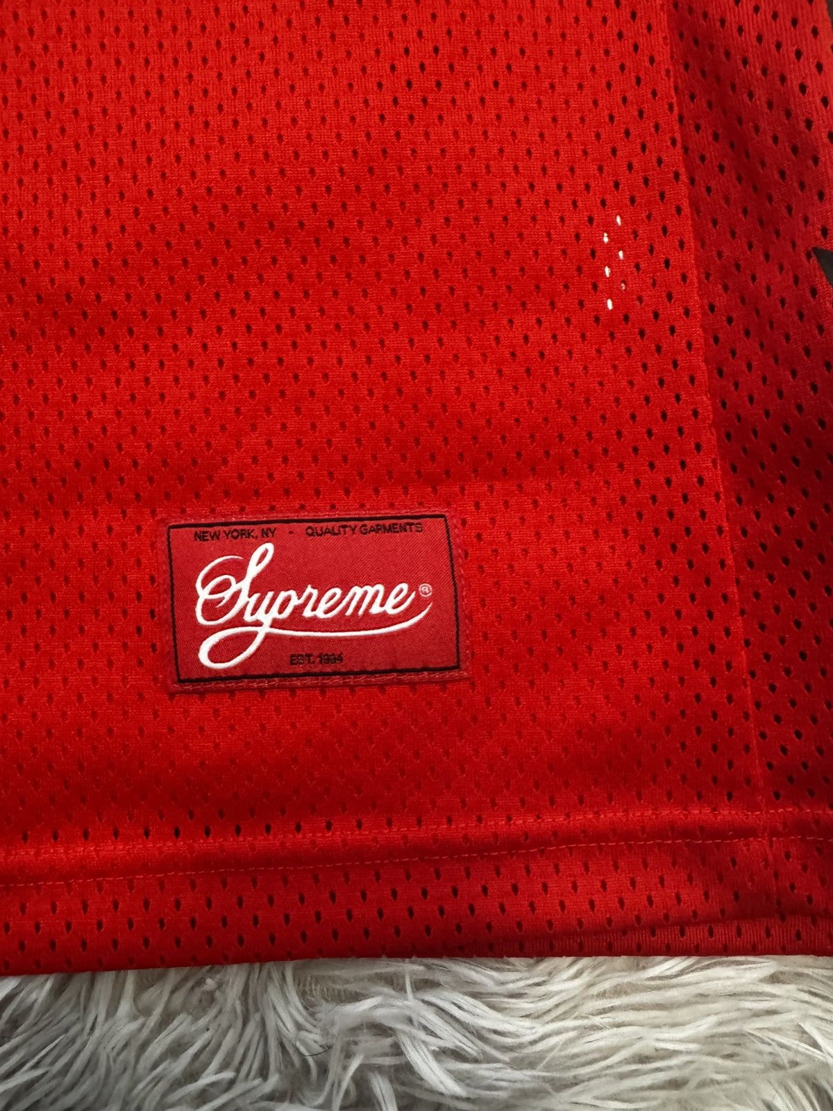 Supreme Supreme Bolt Basketball Jersey Red (L) Size US L / EU 52-54 / 3 - 3 Thumbnail