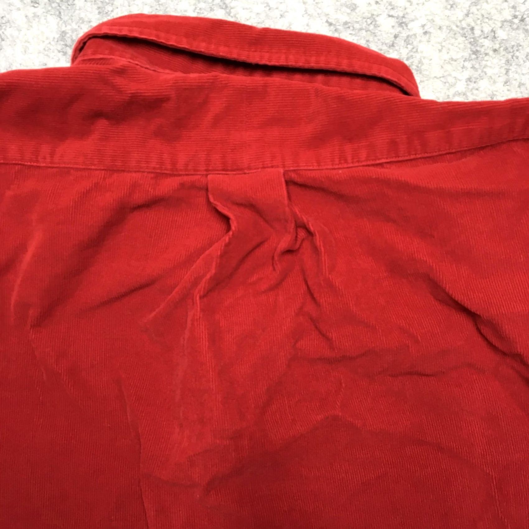 Ralph Lauren Ralph Lauren Golf Corduroy Shirt Mens Large Red Tilden Button Down Long Sleeve Size US L / EU 52-54 / 3 - 7 Thumbnail