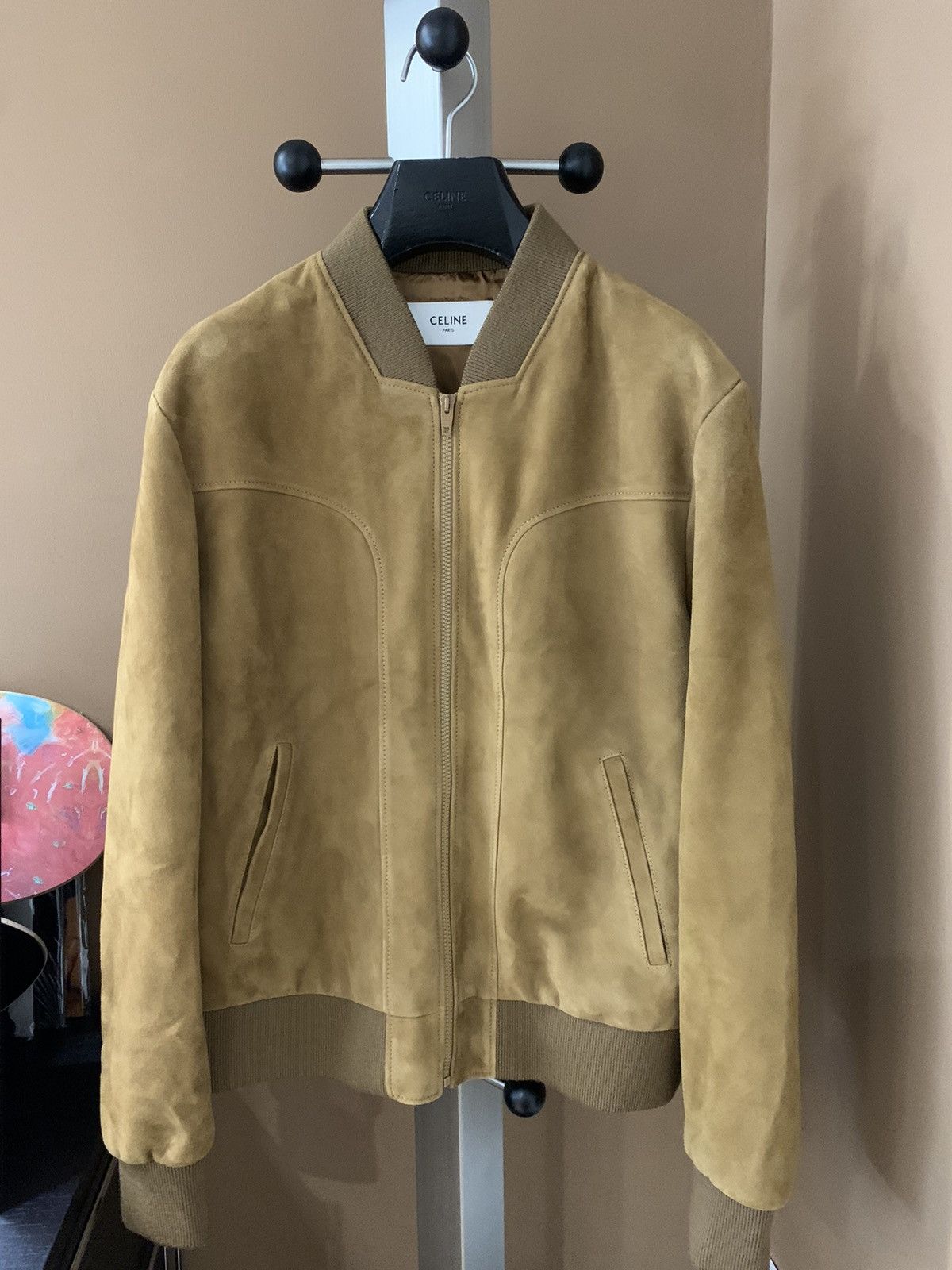 Celine Celine 2025SS Brown Suede bomber jacket Size US L / EU 52-54 / 3 - 1 Thumbnail