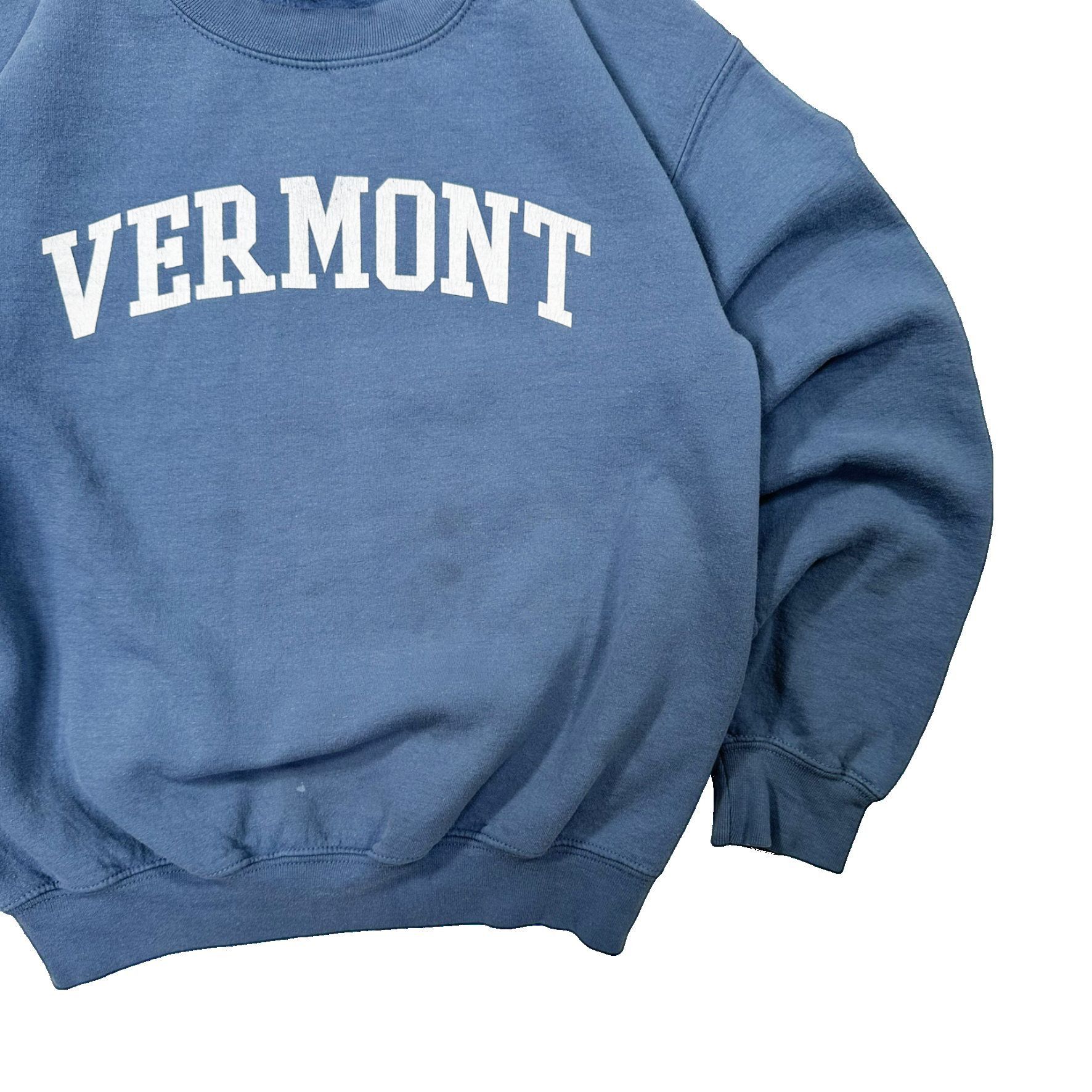 Vintage Vintage 00s Vermont Light Blue Sweater Size US S / EU 44-46 / 1 - 3 Thumbnail