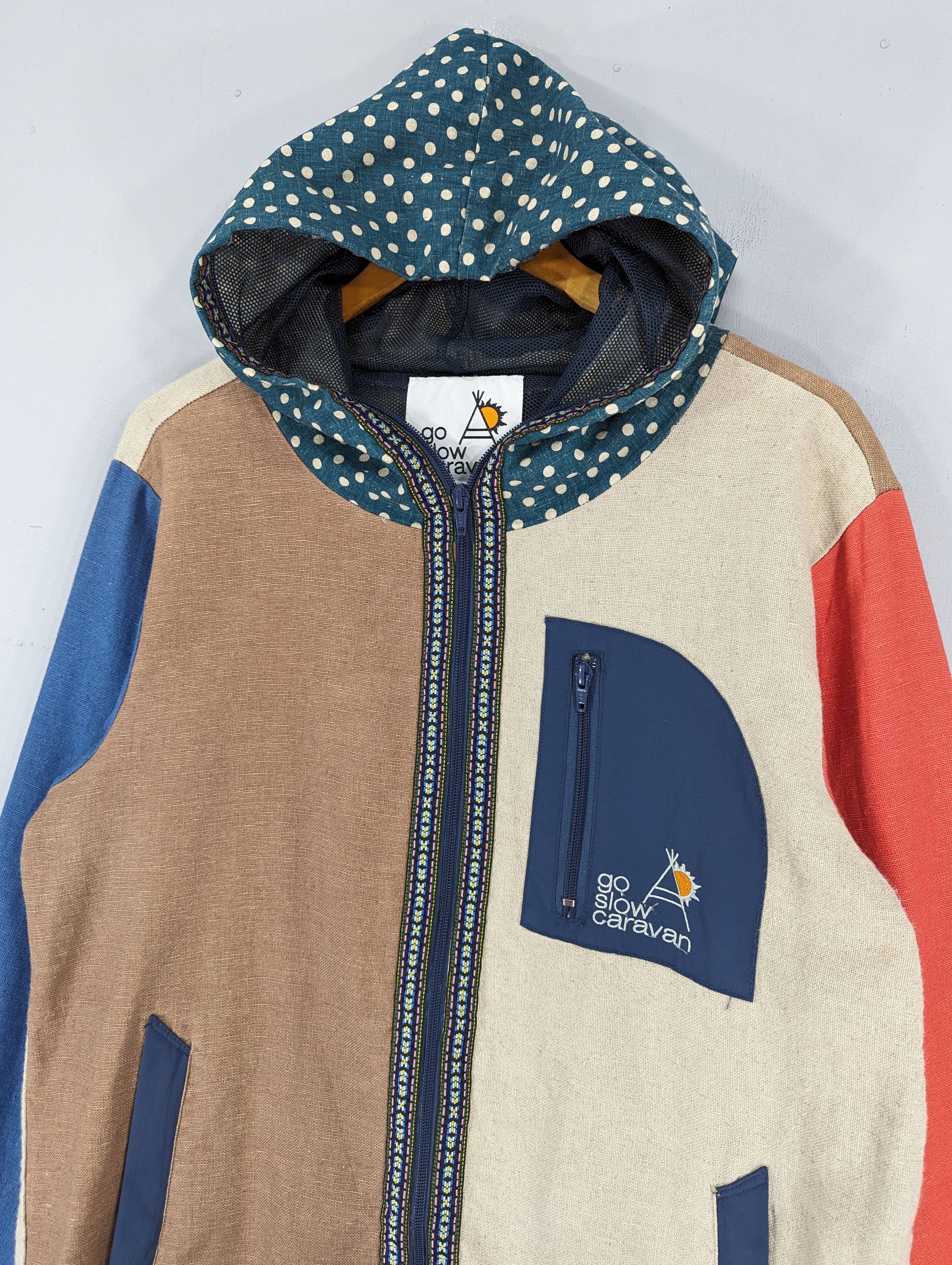 go slow caravan 🔥RARE🔥Go Slow Caravan Multicolor Zipper Hoodie Jacket Size US L / EU 52-54 / 3 - 4 Thumbnail