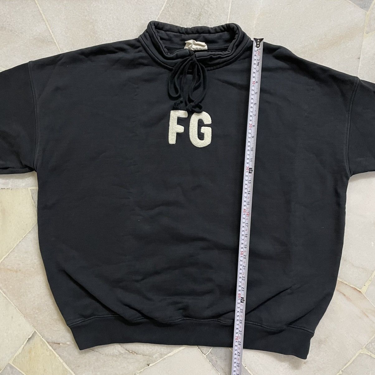 Fear of God FEAR OF GOD Black Everyday FG Mock Neck Pullover Sweater Size US XL / EU 56 / 4 - 12 Thumbnail