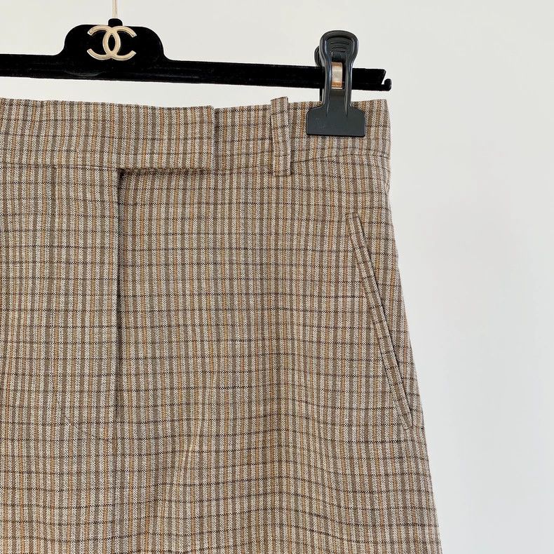 Acne Studios Acne Studios size:34 Agnes embroidered checkered skirt Size 33" - 5 Thumbnail