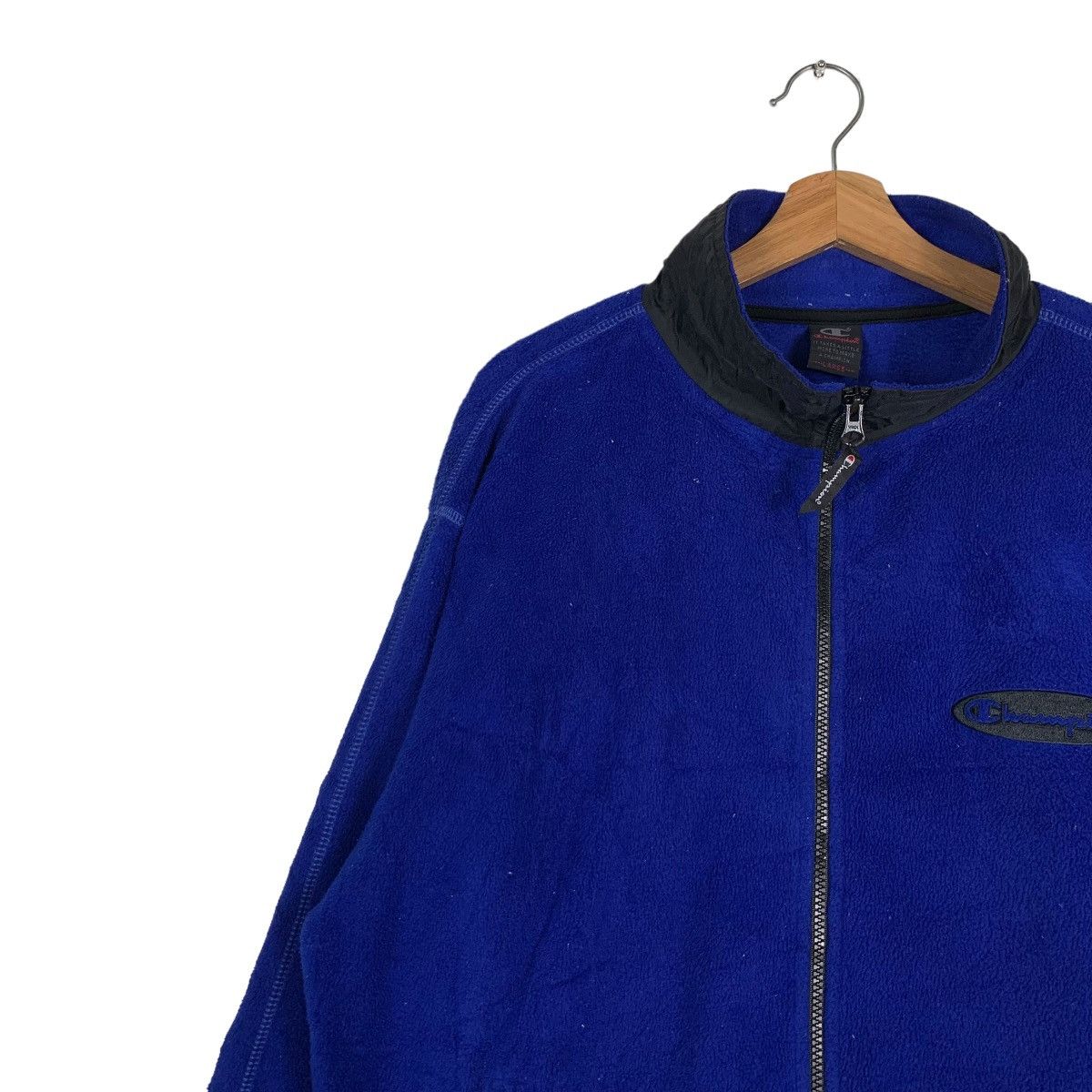 Champion Vintage Champion Embroidery Logo Blue Fleece Jacket #0004-C1 Size US L / EU 52-54 / 3 - 7 Thumbnail