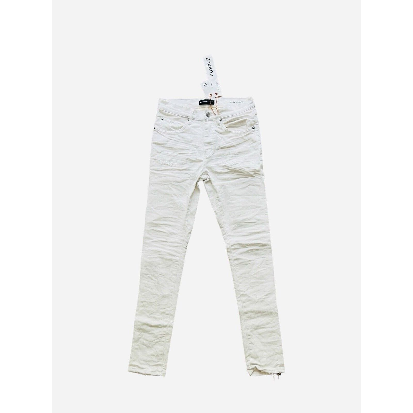 image of Jeans Mens Slim Fit White P001 $265 Size 30/30